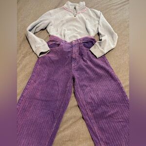 BDG High-Rise Purple Corduroy Pants | Size 29